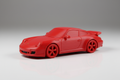 3D printed model of Porsche 911. red